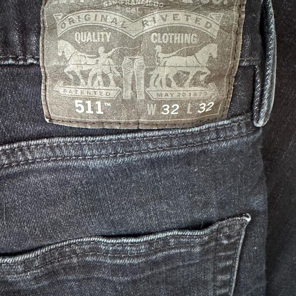 Levi’s 511 Slim Fit Jeans Men’s 32x32 Dark Wash - Picture 2 of 5